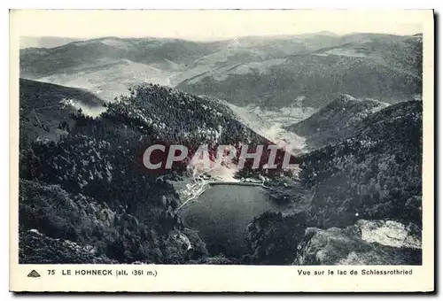 Cartes postales Le Hohneck vue sur le Lac de Schiessrothried