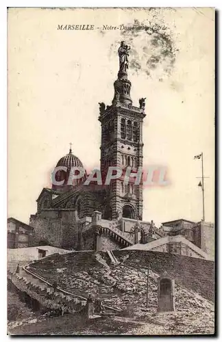 Cartes postales Marseille Notre Dame de la Garde