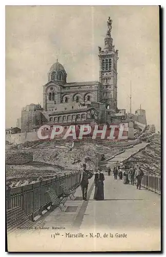 Cartes postales Marseille N D de la Garde