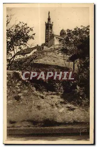 Cartes postales Marseille N D de la Garde Vue du Raucas Blanc