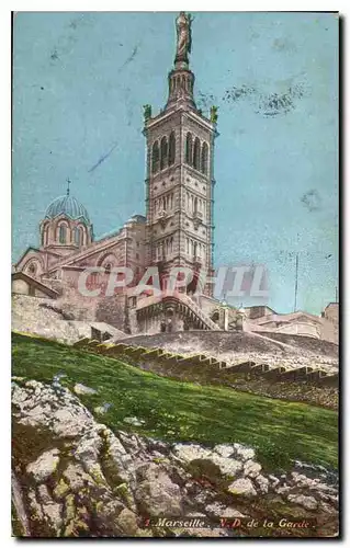 Cartes postales Marseille N D de la Garde