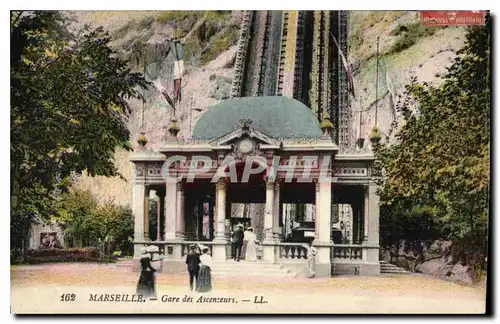 Ansichtskarte AK Marseille Gare des Ascenseurs