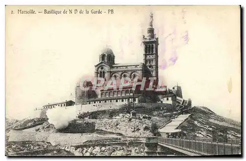 Cartes postales Marseille Basilique de N D de la Garde