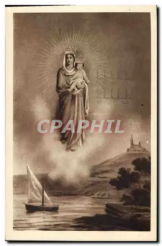 Ansichtskarte AK Marseille N D de la Garde Vierge Couronnee 21 Juin 1931