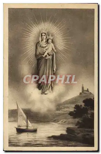 Ansichtskarte AK Marseille N D de la Garde Vierge Couronnee 21 Juin 1931