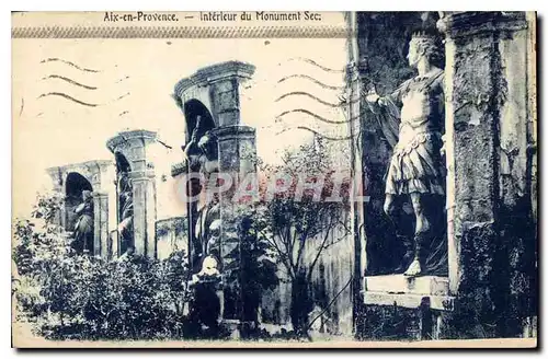 Cartes postales Aix en Provence Interieur du Monument Ssec