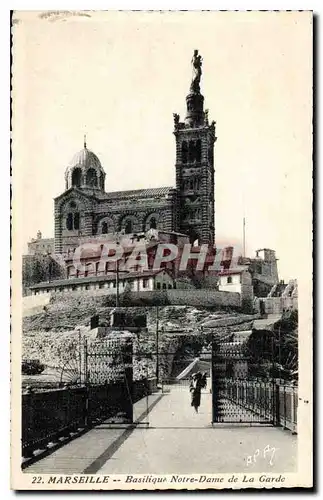 Cartes postales Marseille Basilique Notre Dame de la Garde