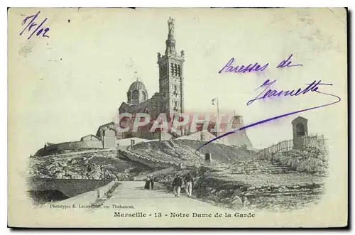 Cartes postales Marseille Notre Dame de la Garde