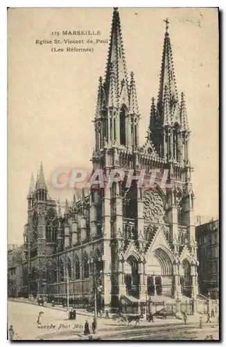 Cartes postales Marseille Eglise St Vincent de Paul Les Reformes