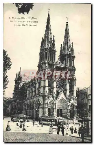 Cartes postales Marseille L'Eglise Saint Vincent de Paul les Reformes