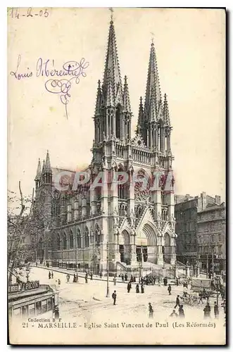 Cartes postales Marseille Eglise Saint Vincent de Paul Les Reformes