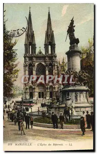 Cartes postales Marseille L'Eglise des Reformes