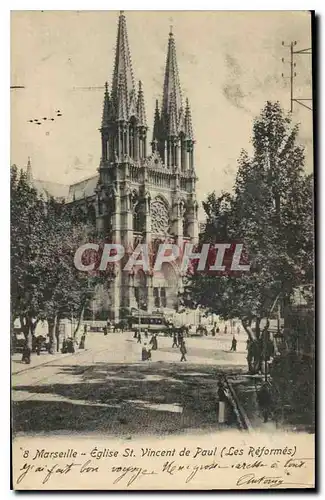 Ansichtskarte AK Marseille Eglise St Vincent de Paul Les Reformes