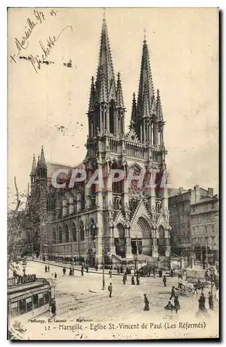 Ansichtskarte AK Marseille Eglise St Vincent de Paul Les Reformes