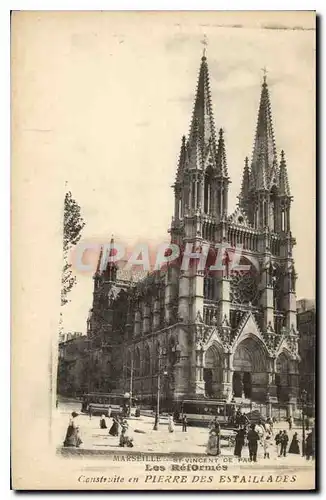 Cartes postales Marseille St Vincent de Paul Les Reformes Construite en Pierre des Estailiades