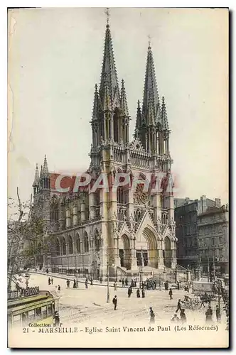 Ansichtskarte AK Marseille Eglise Saint Vincent de Paul Les Reformes