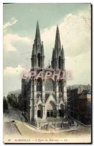 Cartes postales Marseille L'Eglise des Reformes