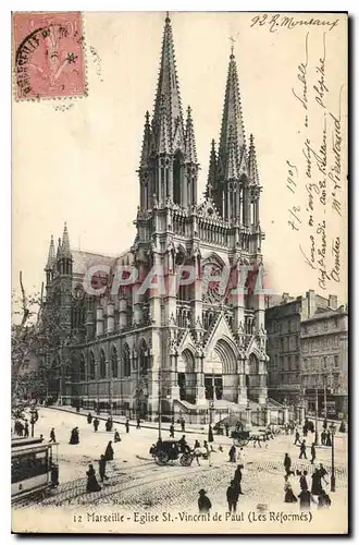 Cartes postales Marseille Eglise St Vincent de Paul Les Reformes