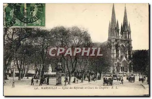 Ansichtskarte AK Marseille Eglise des Reformes et Cours du Chapitre