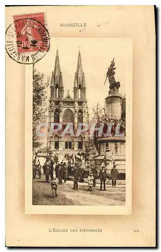 Cartes postales Marseille L'Eglise des Reformes