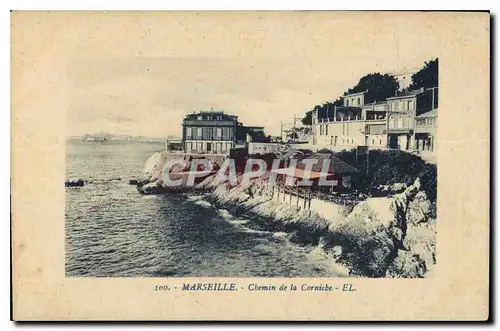 Cartes postales Marseille Chemin de la Corniche