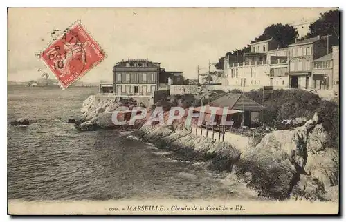 Cartes postales Marseille Chemin de la Corniche