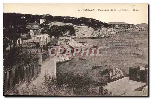 Cartes postales Marseille Panorama de la Corniche