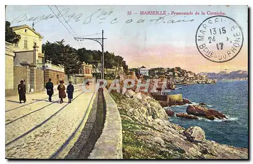 Cartes postales Marseille Promenade de la Corniche