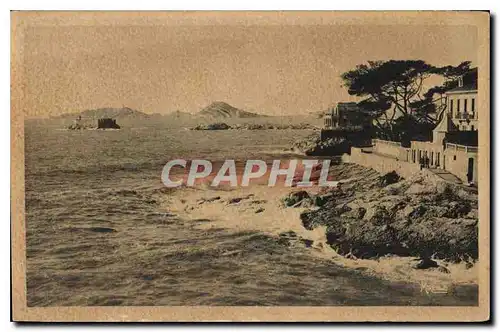 Ansichtskarte AK Marseille La Corniche et les Iles