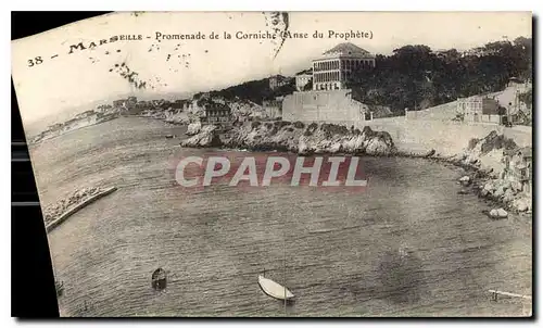 Cartes postales Marseille Promenade de la Corniche Anse du Prophete