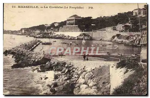 Cartes postales Marseille La Corniche Le Prophete