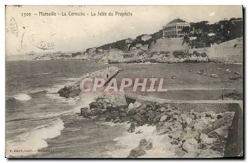 Ansichtskarte AK Marseille La Corniche La Jetee du Prophete