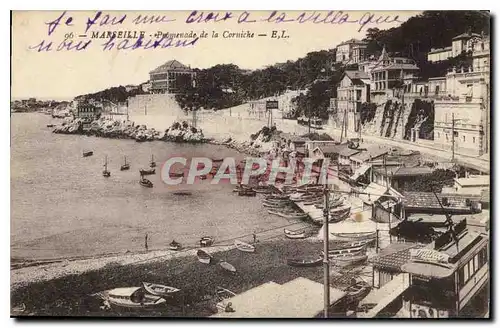 Cartes postales Marseille Promenade de la Corniche