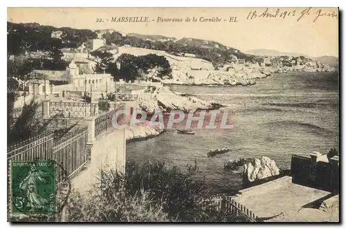 Cartes postales Marseille Panorama de la Corniche