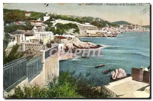 Cartes postales Marseille Panorama de la Corniche