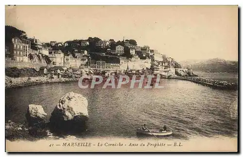 Cartes postales Marseille La Corniche Anse du Prophete