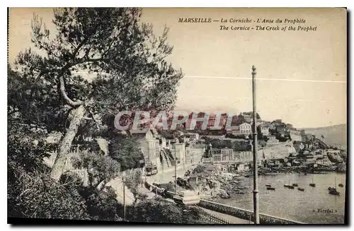 Cartes postales Marseille La Corniche L'Anse du Prophete