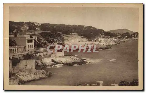 Cartes postales Marseille Promenade de la Corniche L'Anse de Maldorme