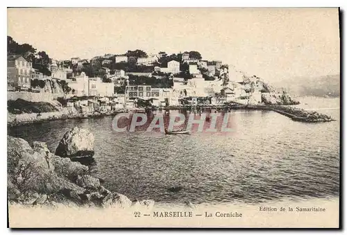 Cartes postales Marseille La Corniche