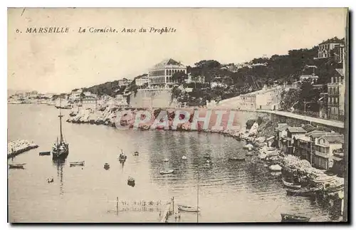 Cartes postales Marseille La Corniche Anse du Prophete