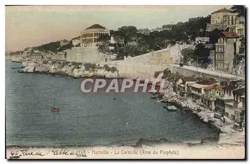 Ansichtskarte AK Marseille La Corniche Anse du Prophete