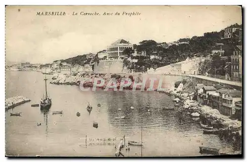 Ansichtskarte AK Marseille La Corniche Anse du Prophete