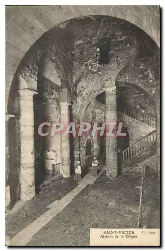 Ansichtskarte AK Saint Victor Atrium de la Crypte