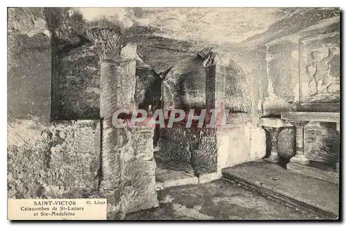 Cartes postales Saint Victor Catacombes de St Lazare et Ste Madeleine