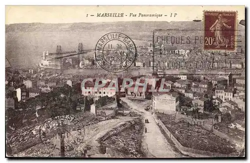 Cartes postales Marseille Vue Panoramique