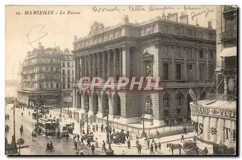 Cartes postales Marseille La Bourse