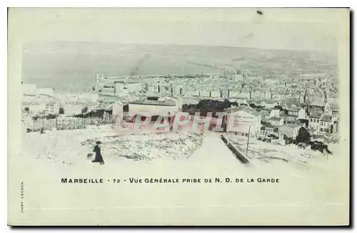 Cartes postales Marseille Vue generale prise de N D de la Garde