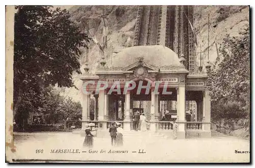 Ansichtskarte AK Marseille Gare des Ascenseurs