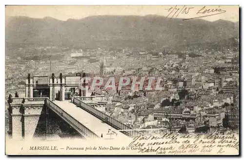 Ansichtskarte AK Marseille Panorama pris de Notre Dame de la Garde