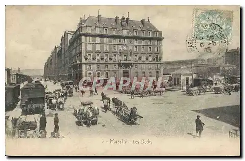 Cartes postales Marseille Les Docks